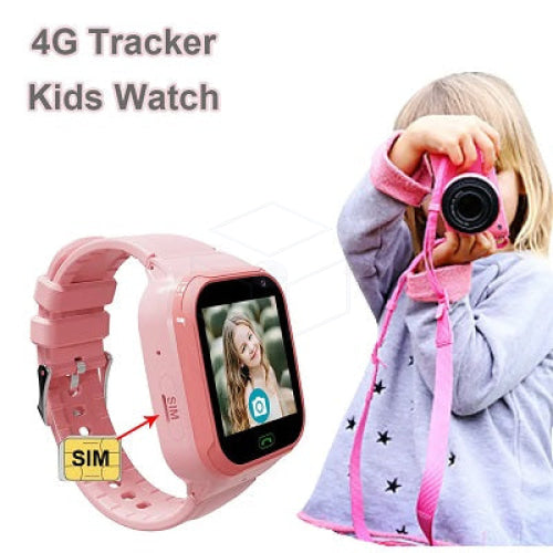 4G Kids Smart Horloge Voor Jongens Meisjes Waterdichte Veilige Smartwatch Gps Tracker Calling Sos