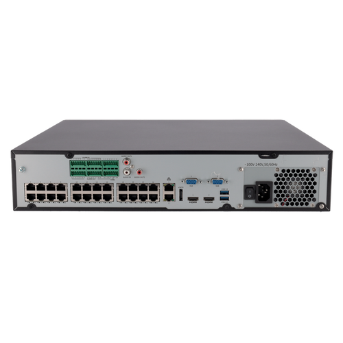 Uniview 4 HDDs 64-kanaals 24 PoE, 2U NVR (NVR504-64E-P24-IQ)