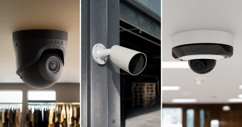 Ajax DomeCam Mini (8 Mp/2.8 mm) Camera’s