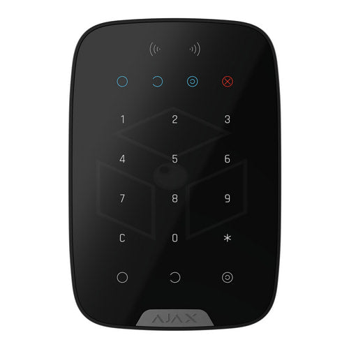 Ajax Keypad Plus Jeweller Kleur: Zwart Bediening