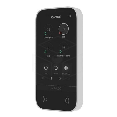 Ajax Keypad Touchscreen Bediening