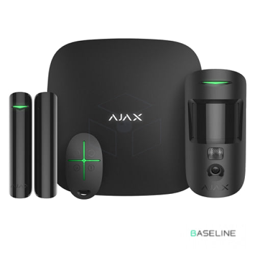 Ajax Starterkit Hub2 Cam Draadloos Beveiligingssysteem Kleur: Zwart Kit