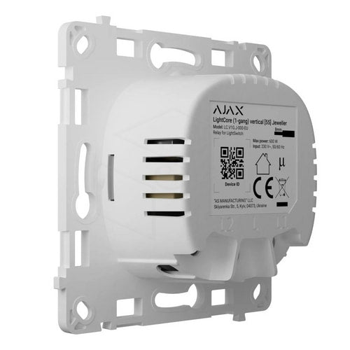 Ajax LightCore (1-gang) verticaal Juwelier Ajax Automatisering