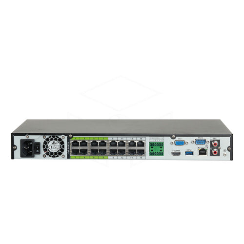Dahua 16 kanalen 1U 2 harde schijven 16 PoE WizMind Netwerkvideorecorder (NVR5216-16P-I/L) Recorders