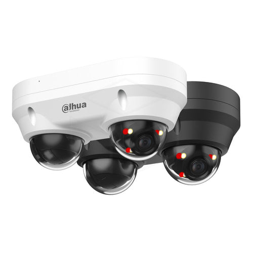 Dahua 2 × 4 MP Smart Dual Light Vaste-focale Dual-Directional Dome WizSense camera (IPC-HDBW2449F-AS-E2-IL) Camera’s