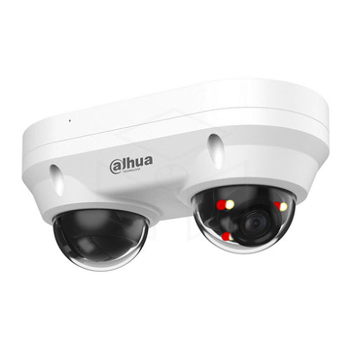 Dahua 2 × 4 MP Smart Dual Light Vaste-focale Dual-Directional Dome WizSense camera (IPC-HDBW2449F-AS-E2-IL) Kleur: Wit