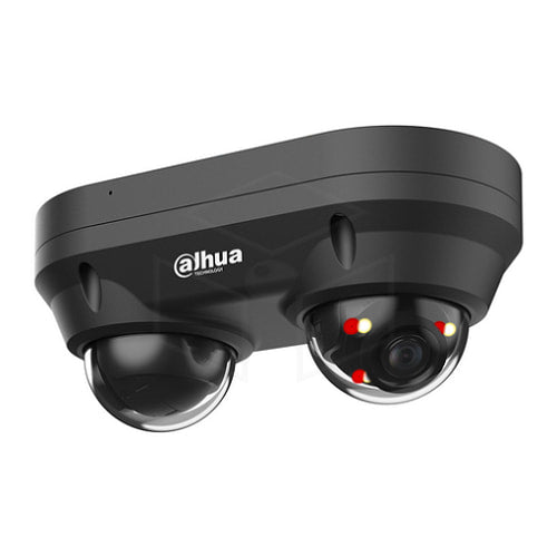 Dahua 2 × 4 MP Smart Dual Light Vaste-focale Dual-Directional Dome WizSense camera (IPC-HDBW2449F-AS-E2-IL) Kleur: