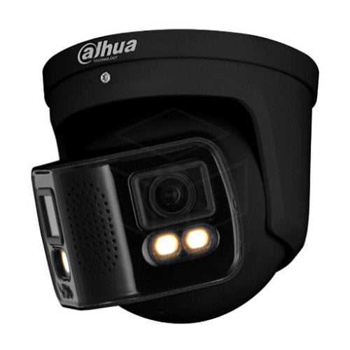 Dahua 2×4MP Full-color Duo Splicing WizMind camera (IPC-PDW5849-A180-E2-ASTE) Kleur: Zwart Camera’s