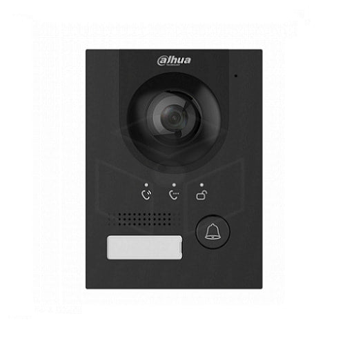 Dahua 2Mp Villa Outdoor Station Ip En 2-Wire 160 Graden Kleur: Zwart Intercom / Deurbel