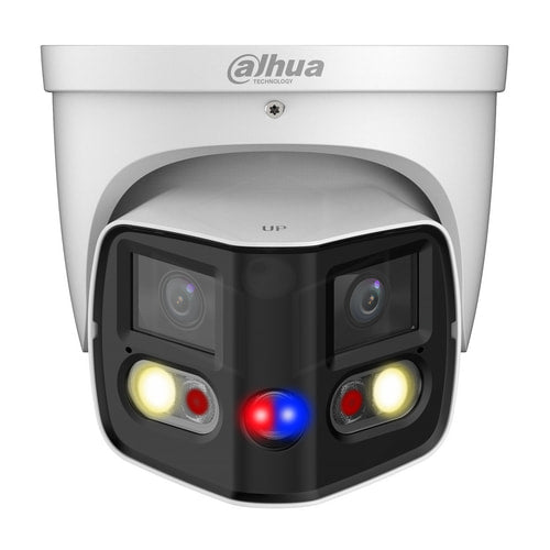 Dahua 2x4MP TiOC Duo Splicing Vaste-focale Eyeball WizSense camera (IPC-PDW3849-A180-AS-PV) Camera’s