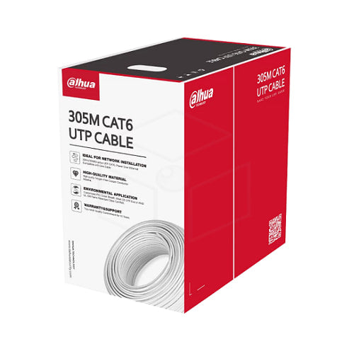 Dahua 305M Utp Cat6 Cable Cpr Eclass (Pfm920I-6Un-C) Netwerkproducten