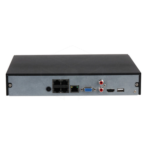Dahua 4CH Compact 1U 4PoE 1HDD WizSense Netwerkvideorecorder (NVR4104HS-P-EI) Recorders