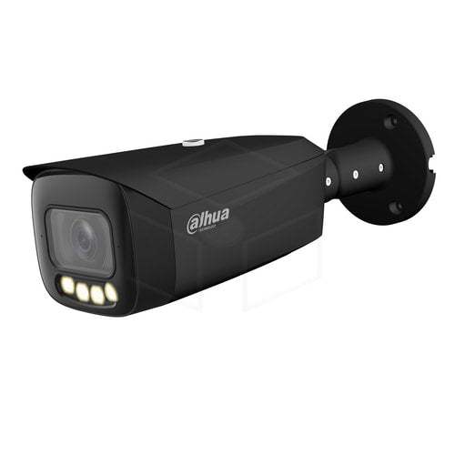Dahua 4MP Full-color Vari-focale Warm LED Bullet WizMind camera (IPC-HFW5449T1-ZE-LED) Kleur: Zwart Camera’s