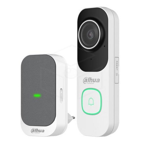 Dahua 4MP Videodeurbel met Wi-Fi-bel (VDKP01-WG / VDKP01-BG) Kleur: Wit (DB41AW) Intercom / Deurbel