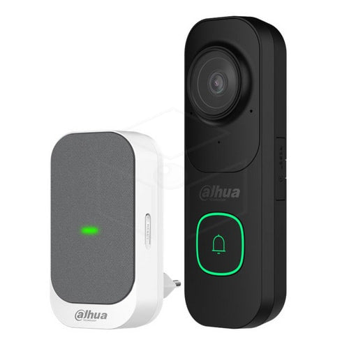 Dahua 4MP Videodeurbel met Wi-Fi-bel (VDKP01-WG / VDKP01-BG) Kleur: Zwart (DB41AB) Intercom / Deurbel