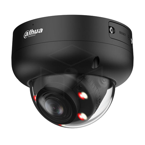 Dahua 6MP Smart Dual Light Vari-focale dome WizSense camera (IPC-HDBW3649R-ZS-IL) Kleur: Zwart Camera’s