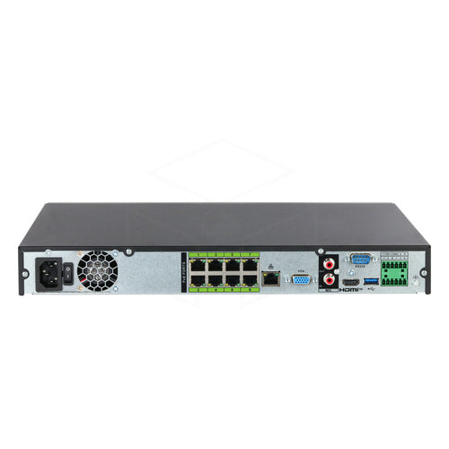 Dahua 8CH 1U 8PoE 2HDDs WizMind Netwerkvideorecorder (NVR5208-8P-XI/Pro) Recorders