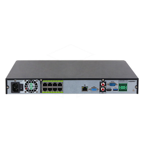 Dahua 8CH 1U 8POE 2HDDs WizMind Netwerkvideorecorder (NVR5208-8P-XI) Recorders