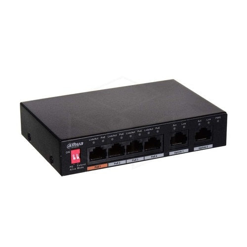 Dahua Cs4006 - 4Gt - 60 4 Poe - Poorten 2 Sfp 10/100/1000 Met Cloudbeheer Voeding / Stroom