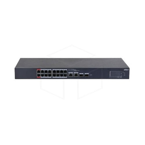 Dahua Dh - Cs4218 - 16Et - 135 18 - Port Cloud Managed Desktop Switch 16 Port Poe Voeding / Stroom