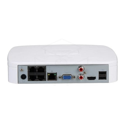 Dahua Nvr4104-P-4Ks3 4Ch Smart 1U 4Poe 1Hdd Lite Network Video Recorder Recorders