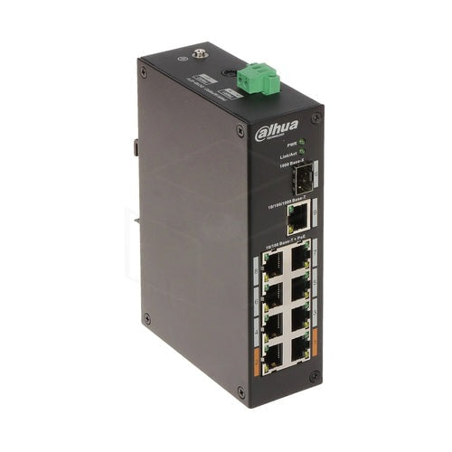 Dahua Pfs3110 - 8Et 8 - Port Poe Switch 96W Voeding / Stroom
