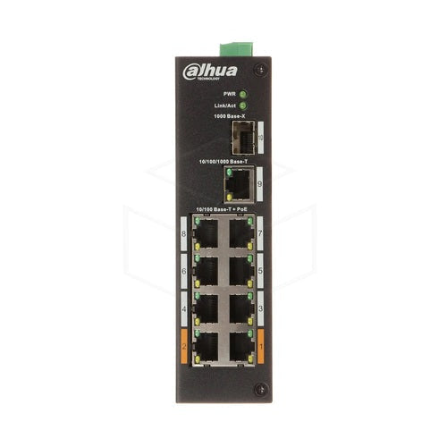 Dahua Pfs3110 - 8Et 8 - Port Poe Switch 96W Voeding / Stroom