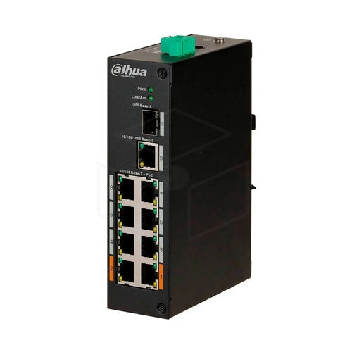 Dahua Pfs3110 - 8Et 8 - Port Poe Switch 96W Voeding / Stroom