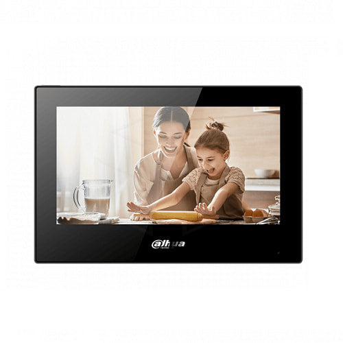 Dahua Vth5321Gb (Gw)-W Android 7-Inch Wifi Video Monitor Zwart Intercom / Deurbel