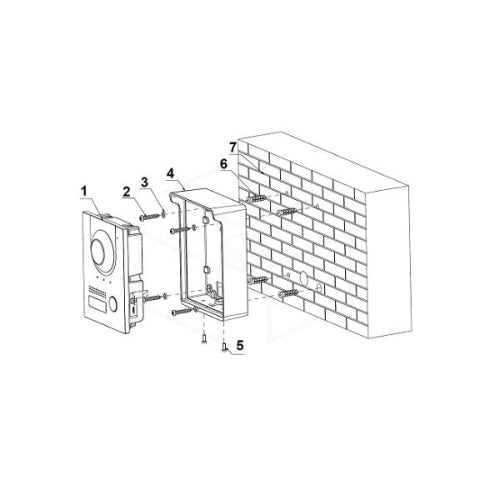 Dahua Vtm05R Intercom / Deurbel