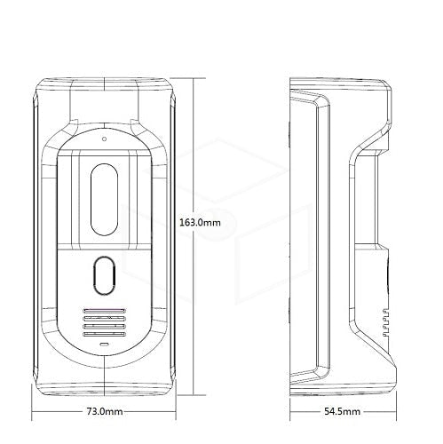 Dahua Ip Villa Outdoor Station Ip65 & Ik10 Intercom / Deurbel
