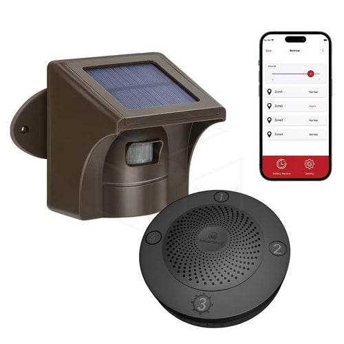 Emacros Hs002W Pro 3 Slim Draadloos Opritmelder Met Telefoonapp