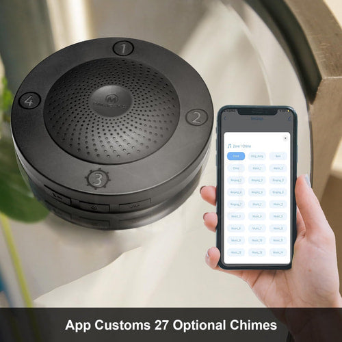 Emacros Hs002W Pro 3 Slim Draadloos Opritmelder Met Telefoonapp