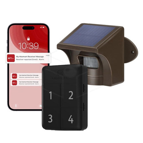 eMACROS HS006W Pro 4 Slim Draadloze opritmelder met telefoonapp SMART HOME