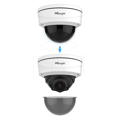 Milesight 8MP AI Motorized Pro Dome Camera (MS-C8172-FIPC) - Camera’s