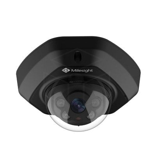 Milesight Ms-C5373-Pb Vandaalbestendige Mini Dome 5Mp Kleur: Zwart Cameras