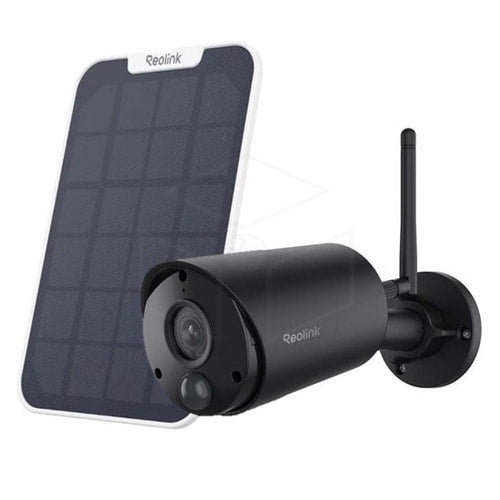 Reolink Argus Series B320 Battery-WiFi + Zonnepaneel Kleur: Zwart Camera’s