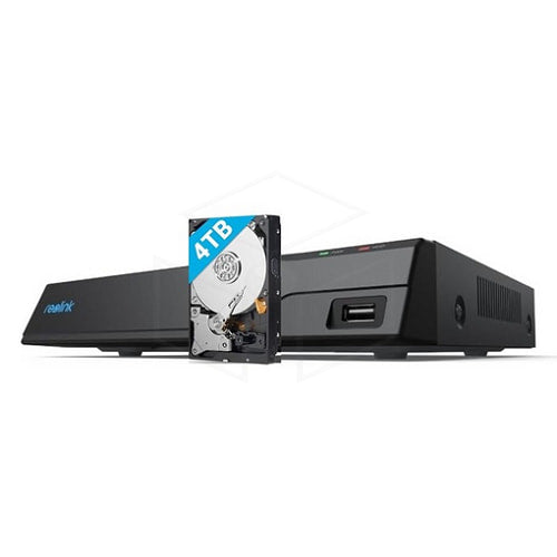 Reolink NVS16 PoE 16-kanaals HDD-recorder 4TB voor-geïnstalleerde harde schrijf Recorders