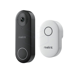 Reolink Poe Videodeurbel Slimme 2K + Videodeurbel Met Gong Kleur: Zwart Intercom / Deurbel