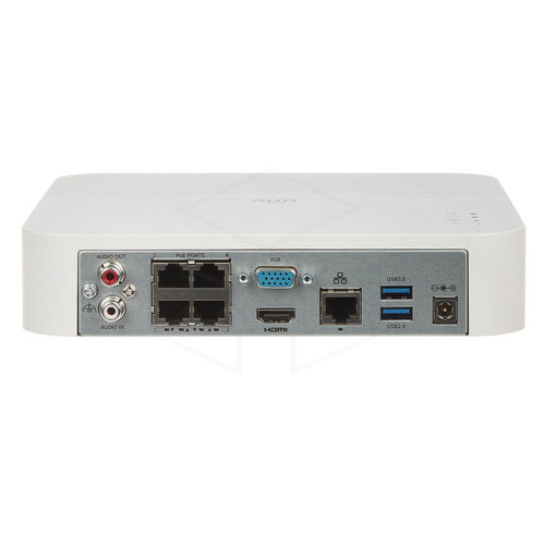 Uniview 1 HDD 4-kanaals 4 PoE 1U NVR (NVR301-04B-LP4-IQ) - Recorders