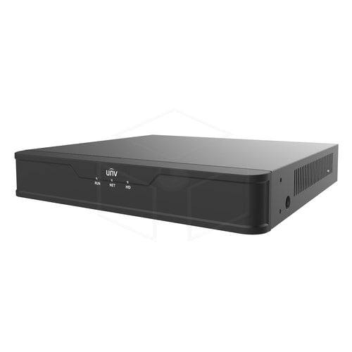 Uniview 1 HDD 8-kanaals 8 PoE 1U NVR (NVR301-08B-P8-IQ) - Recorders