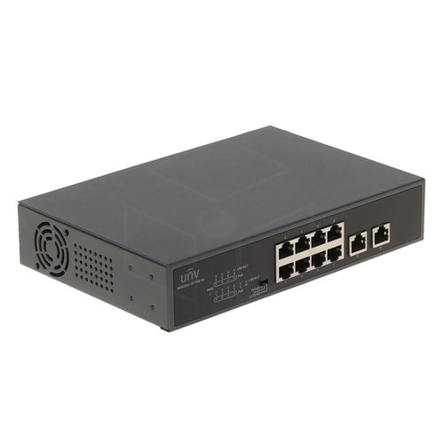 UNIView 10-poorts switch 8x PoE en 2x Uplink (NSW2010-10T-POE-IN) - Voeding / Stroom