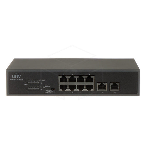 UNIView 10-poorts switch 8x PoE en 2x Uplink (NSW2010-10T-POE-IN) - Voeding / Stroom