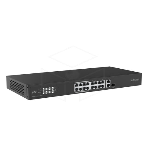 UNIView 16-poorts PoE+-switch met twee uplinkpoorten (NSW3000-16T1GT1GC-POE-IN) - Voeding / Stroom
