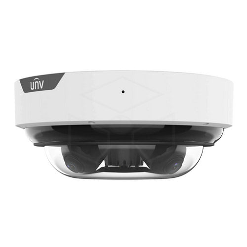 Uniview 20MP Super Starlight IR 4-richtings PanoraMic Dome camera 20MP (IPC8645EA-ADZKM-I1) - Camera’s