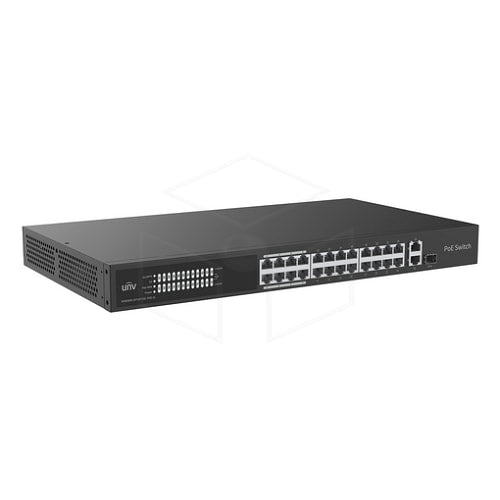 Uniview 24-Poorts Poe + -Switch Met Twee Uplinkpoorten (Nsw2020-24T1Gt1Gc-Poe-In) Voeding / Stroom