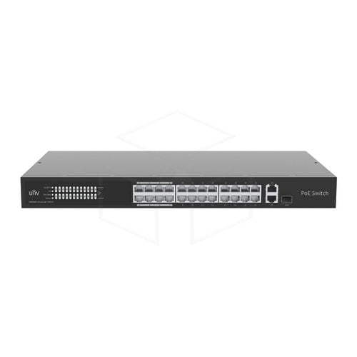 Uniview 24-Poorts Poe + -Switch Met Twee Uplinkpoorten (Nsw2020-24T1Gt1Gc-Poe-In) Voeding / Stroom