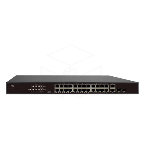 Uniview 26-poorts switch 24x PoE en 2x Uplink (NSW2010-24T2GC-POE-IN) - Voeding / Stroom