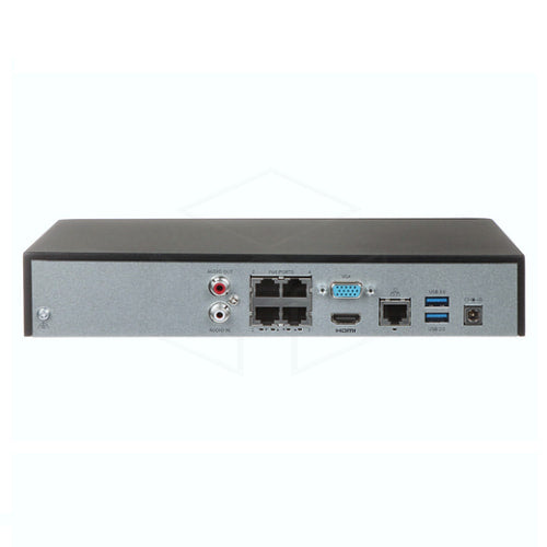 Uniview 4-kanaals PoE NVR (NVR501-04B-P4) Recorders