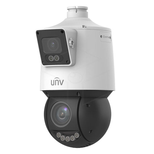 Uniview 4MP + 4MP 25X ColorHunter MultiView Dual-light PTZ-camera (IPC94144SFW-X25-F40C) - Kleur: Wit - Camera’s